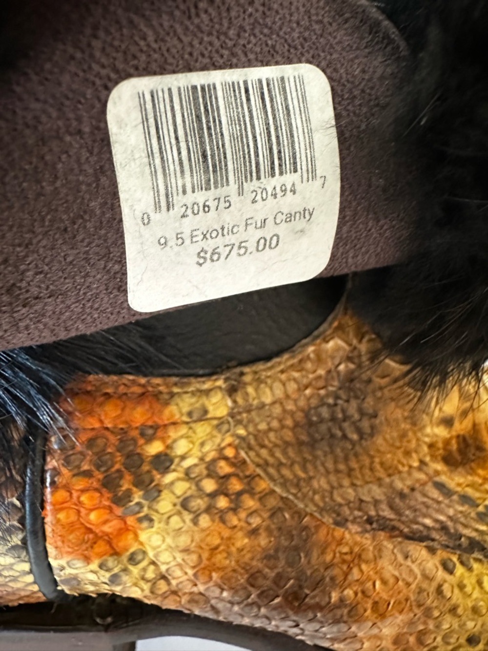 Lucchese Boots Exotic Fur Canty Western Heel Women’s Size 9.5 - Picture 4 of 13